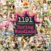 Spring Woodland Watercolor Clipart Bundle - 1185+ transparent PNG, Spring forest graphics, Warm nature png, Commercial use, Digital download