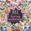 Spring Landscapes Watercolor Clipart Bundle - 927+ transparent PNG, Beautiful landscape images, Nature png, Commercial use, Digital download