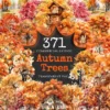 Autumn Trees Watercolor Clipart Bundle - 368+ transparent PNG, Rustic seasonal foliage art, Fall tree png, Commercial use, Digital download