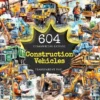 Construction Vehicles Watercolor Clipart Bundle - 600+ transparent PNG, Construction images, Machinery png, Commercial use, Digital download