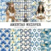 Amentas Whisper Seamless Patterns, Ancient egypt JPEG, Pyramid pattern, Falcon, Egyptian, Lotus repeating pattern, Digital scrapbook paper