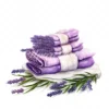 20 High-Quality Lavender Towels Clipart - Lavender towels digital watercolor JPG instant download for commercial use - Digital download