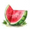 20 High-Quality Watermelon Clipart - Watermelon digital watercolor JPG instant download for commercial use - Digital download