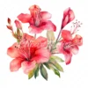 20 High-Quality Alstroemeria Clipart - Alstroemeria flower digital watercolor JPG instant download for commercial use - Digital download