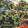 Farm Tractors PNG Clipart Collection - 37 PNG, Farm tractor illustrations, Rural agriculture art, Commercial use, Digital download
