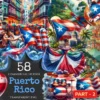 Puerto Rico (P-2) PNG Clipart Collection - 58 PNG, Tropical travel illustrations, Puerto rico island prints, Commercial use,Digital download