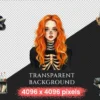Spooky Academia Watercolor Clipart Bundle - 479+ transparent PNG, Gothic study graphics, Mystical academic, Commercial use, Digital download