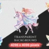 Magical Fairies Watercolor Clipart Bundle - 403+ transparent PNG, Fairy magic graphics, Enchanting images, Commercial use, Digital download