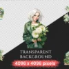 Green Spring Watercolor Clipart Bundle - 430+ transparent PNG, Cute spring girl graphics, Cozy spring png, Commercial use,Digital download