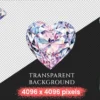 Diamonds Watercolor Clipart Bundle - 270+ transparent PNG, Elegant gem graphics, Sparkling jewel images, Commercial use, Digital download