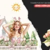 Happy Easter Watercolor Clipart Set - 510+ transparent PNG, Cozy spring illustrations, Cute egg graphics, Commercial use, Digital download