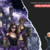 Haunted Masquerade Watercolor Clipart Set - 230+ transparent PNG, Spooky halloween graphics, Gothic images, Commercial use, Digital download
