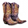 19 High-Quality Ornate Cowboy Boots Clipart - Cowboy boots digital watercolor JPG instant download for commercial use - Digital download