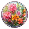 20 High-Quality Flowers Stained Glass Clipart - Bouquet flower digital watercolor JPG instant download for commercial use - Digital download