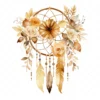 20 High-Quality Boho Dreamcatcher Clipart - Boho dreamcatcher digital watercolor JPG instant download for commercial use - Digital download