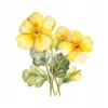 20 High-Quality Primrose Clipart - Primrose flowers watercolor JPG instant download for commercial use - Digital download