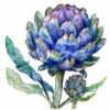 20 High-Quality Artichoke Clipart - Artichoke flower digital watercolor JPG instant download for commercial use - Digital download