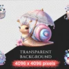 Jewelry Snails (P-2) PNG Clipart Collection - 36 PNG, Charming snail graphics, Jewel inspired printables, Commercial use, Digital download