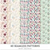 Moroccan Escape Seamless Patterns, Middle eastern JPEG, Floral pattern, Pampas, Moroccan tiles repeating pattern, Digital scrapbook paper