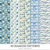Amentas Whisper Seamless Patterns, Ancient egypt JPEG, Pyramid pattern, Falcon, Egyptian, Lotus repeating pattern, Digital scrapbook paper