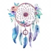 20 High-Quality Dreamcatcher Clipart - Dreamcatcher digital watercolor JPG instant download for commercial use - Digital download