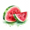 20 High-Quality Watermelon Clipart - Watermelon digital watercolor JPG instant download for commercial use - Digital download