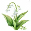 20 High-Quality Lily Of Valley Clipart - Lily of the valley digital watercolor JPG instant download for commercial use - Digital download
