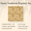 Old Paper Textures Seamless Digital Paper - 63 Scrapbook patterns, Grunge paper backgrounds, Ancient paper, Commercial use, Digital download