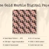 Rose Gold Marble Seamless Digital Paper - 69 Scrapbook patterns, Blush pink marble patterns, Marble foil, Commercial use, Digital download