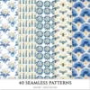 Amentas Whisper Seamless Patterns, Ancient egypt JPEG, Pyramid pattern, Falcon, Egyptian, Lotus repeating pattern, Digital scrapbook paper