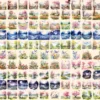 Spring Landscapes Watercolor Clipart Bundle - 927+ transparent PNG, Beautiful landscape images, Nature png, Commercial use, Digital download