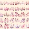 Ballerina Watercolor Clipart Bundle - 273+ transparent PNG, Ballet dancer illustrations, Swan lake images, Commercial use, Digital download
