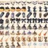 Cute Halloween Watercolor Clipart Bundle - 710+ transparent PNG, Playful spooky graphics, Eerie halloween, Commercial use, Digital download