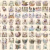 Wildflower Novel Watercolor Clipart Bundle - 595+ transparent PNG, Rustic book graphics, Storybook images, Commercial use, Digital download