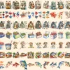 Fishing Watercolor Clipart Bundle - 690+ transparent PNG, Fishing gear illustration, Angler equipment art, Commercial use, Digital download