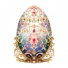 19 High-Quality Ornate Eggs Clipart - Ornate eggs digital watercolor JPG instant download for commercial use - Digital download