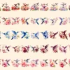 Floral Hummingbirds Watercolor Clipart Bundle - 380+ transparent PNG, Hummingbirds png, Spring bird images, Commercial use, Digital download