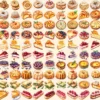 French Pastries Watercolor Clipart Bundle - 895+ transparent PNG, Elegant dessert graphics, Pastry images, Commercial use, Digital download