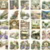 Herbal Wellness Watercolor Clipart Set - 230+ transparent PNG, Lavender apothecary graphics, Springtime art, Commercial use,Digital download