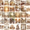 Chocolate Heaven Watercolor Clipart Set - 265+ transparent PNG, Cozy fall treats graphics, Pastry images, Commercial use, Digital download