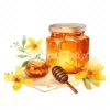 20 High-Quality Honey Clipart - Honey bee digital watercolor JPG instant download for commercial use - Digital download