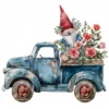 19 High-Quality Gnomes in Pickup Truck Clipart - Gnomes pickup digital watercolor JPG instant download for commercial use - Digital download