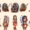 Native America PNG Clipart Collection - 52 PNG, Cultural illustrations png, Traditional graphics art, Commercial use, Digital download
