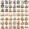 Gnomes Watercolor Clipart Bundle - 520+ transparent PNG, Enchanted gnome graphics png, Storybook gnome png, Commercial use, Digital download