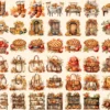 Autumn Whispers Watercolor Clipart Bundle - 360+ transparent PNG, Warm autumn graphics, Seasonal leaf png, Commercial use, Digital download