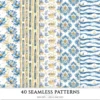 Amentas Whisper Seamless Patterns, Ancient egypt JPEG, Pyramid pattern, Falcon, Egyptian, Lotus repeating pattern, Digital scrapbook paper