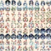 Snowman Watercolor Clipart Bundle - 755+ transparent PNG, Snowman illustrations, Delightful winter snowman, Commercial use, Digital download