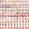 Valentine's Day Watercolor Clipart Bundle - 1000+ transparent PNG, Charming heart illustrations, Love png, Commercial use, Digital download