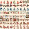 Merry and Bright Watercolor Clipart Bundle - 702+ transparent PNG, Christmas png, Joyful holiday graphics, Commercial use, Digital download