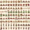 Western Christmas Watercolor Clipart Bundle - 1140+ transparent PNG, Festive western graphics, Cowboy png, Commercial use, Digital download